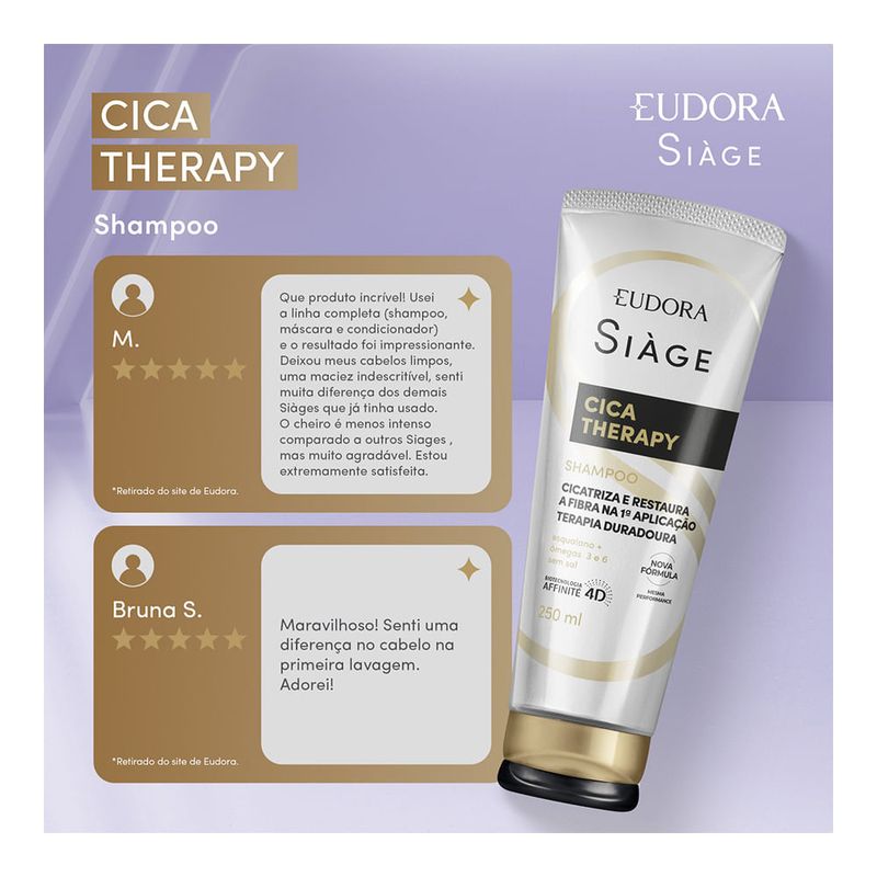EUDORA SIAGE SHAMPOO CICA THERAPY 250ML