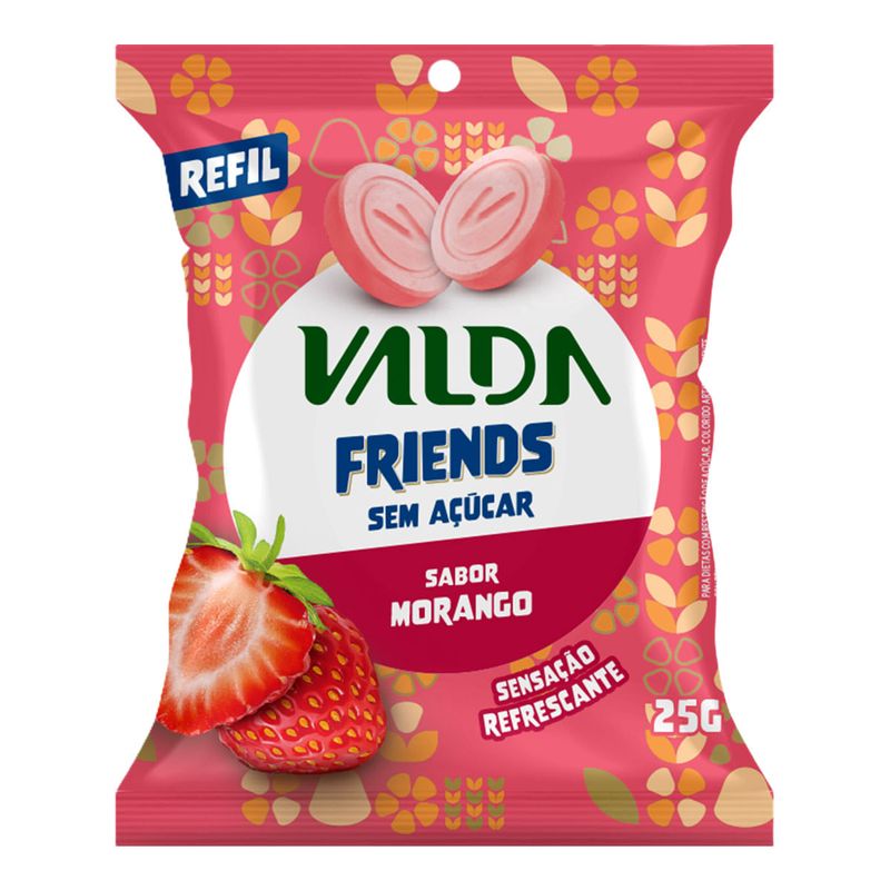 VALDA FRIENDS MORANGO 25G