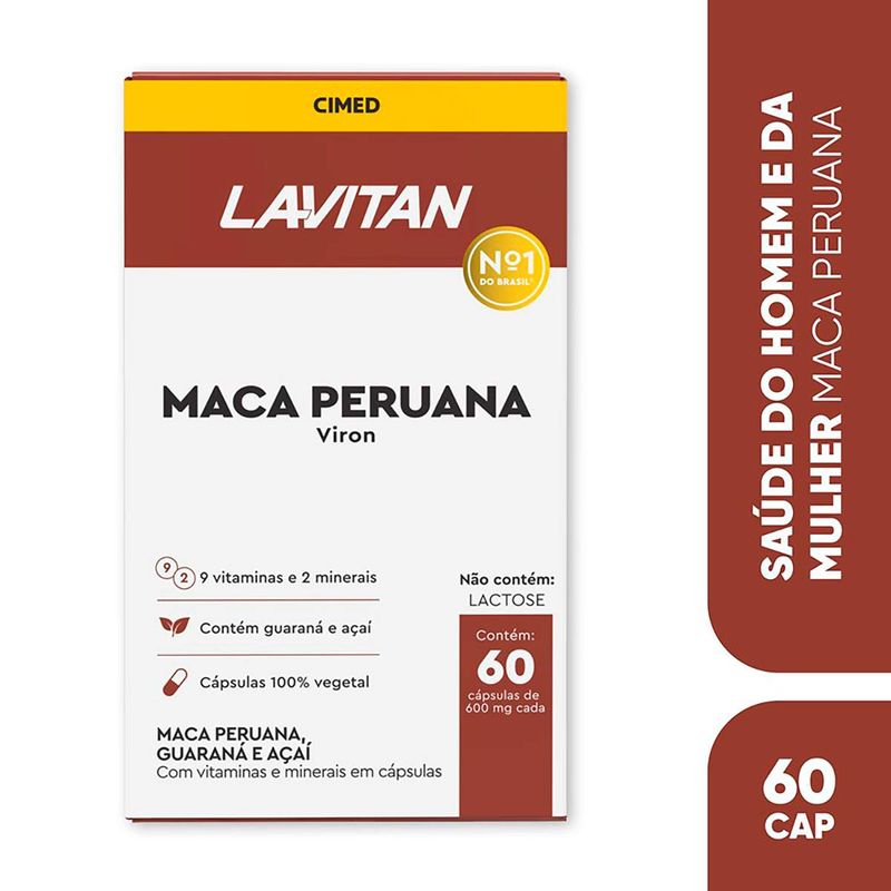 LAVITAN MACA PERUANA 60CAP