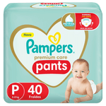FRALDA PAMPERS PANTS P 40UN