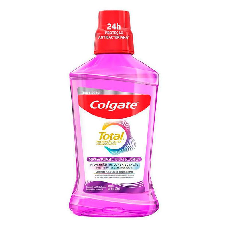 ENXAGUATORIO BUCAL COLGATE TOTAL 12 GENGIVA REFORÇADA 500ML