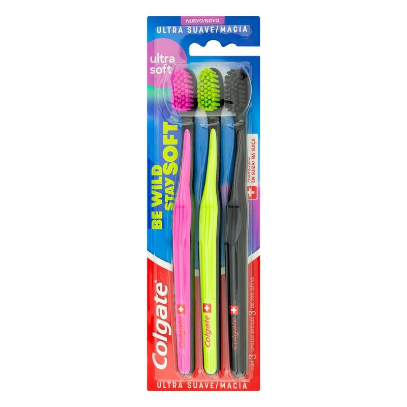 ESCOVA DENTAL COLGATE ULTRA SOFT 3UN