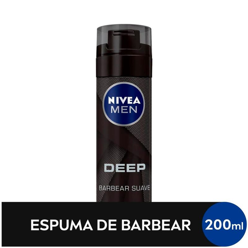 NIVEA ESPUMA DE BARBEAR DEEP 200ML