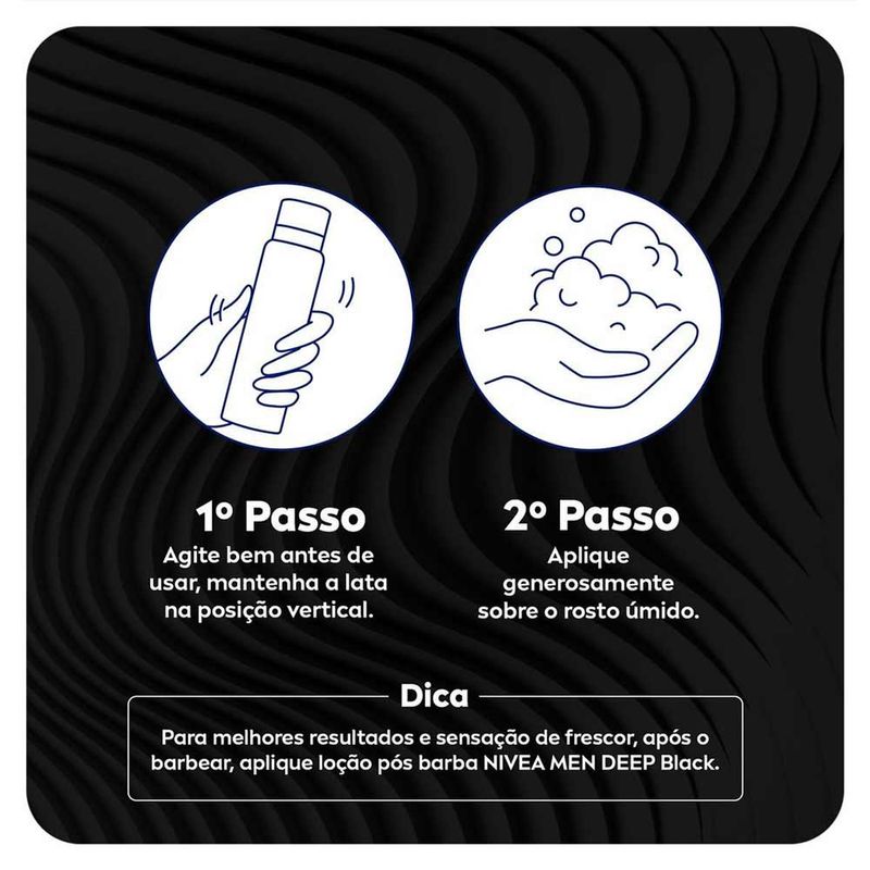 NIVEA ESPUMA DE BARBEAR DEEP 200ML