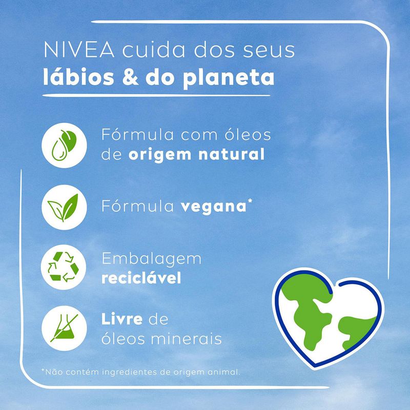 NIVEA PROTETOR LABIAL AMORA SHINE 4,8G