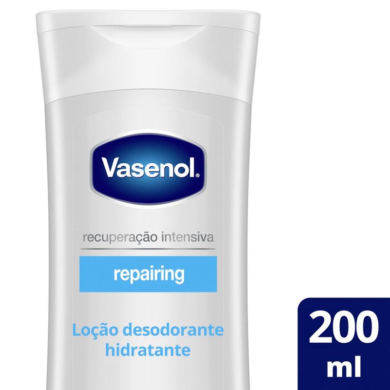 VASENOL REPARING LOÇAO HIDRATANTE SEM FRAGRANCIA 200ML