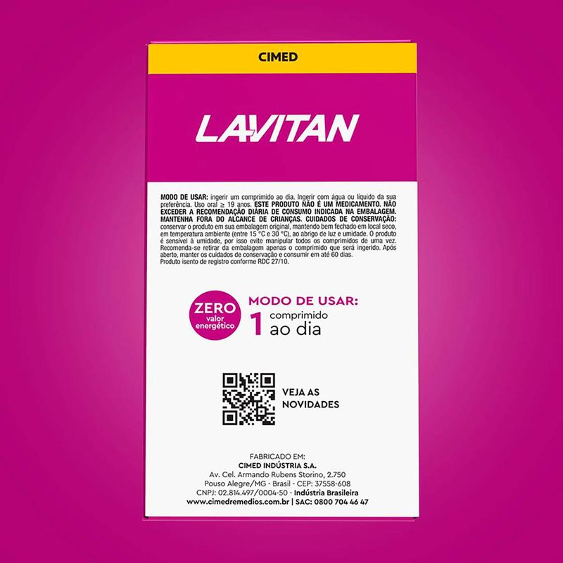 LAVITAN MULHER 60CPR