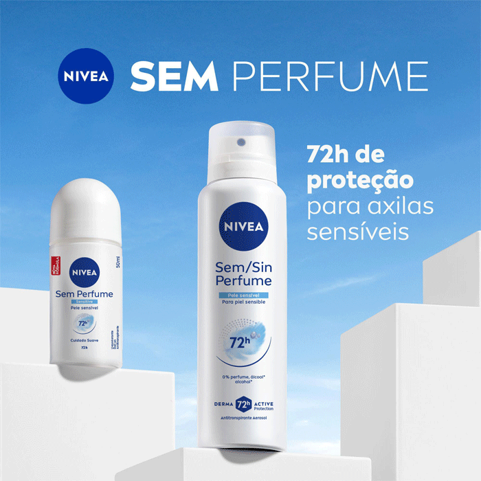 NIVEA DESODORANTE AE SEM PERFUME SENSITIVE 150ML