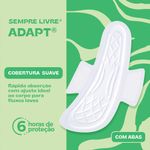 ABSORVENTE SEMPRE LIVRE ADAPT COBERTURA SUAVE COM ABAS 16UN