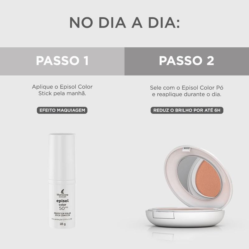 EPISOL COLOR PO COMPACTO PELE MORENA FPS50 10G