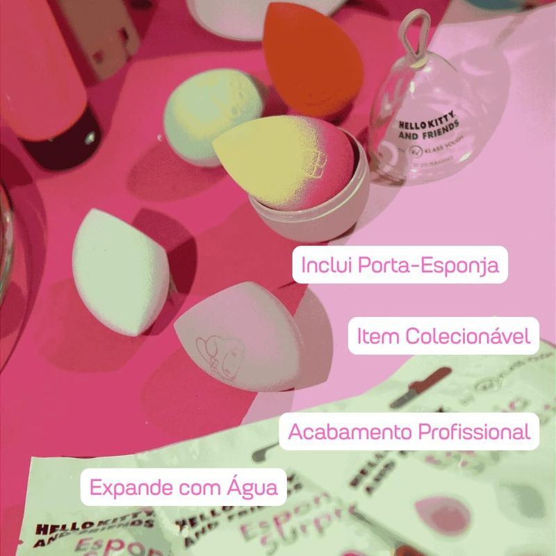 ESPONJA P/ BASE SURPRESA COLECIONAVEL BY HELLO KITTY