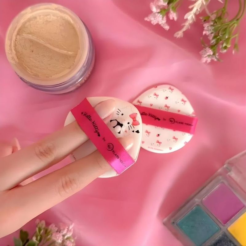 ESPONJA DUPLA AIR CUSHION BY HELLO KITTY 2 UN