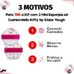 ESPONJA DUPLA AIR CUSHION BY HELLO KITTY 2 UN