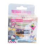 KIT NECESSAIRE MINI ESPONJA BY HELLO KITTY 6UN