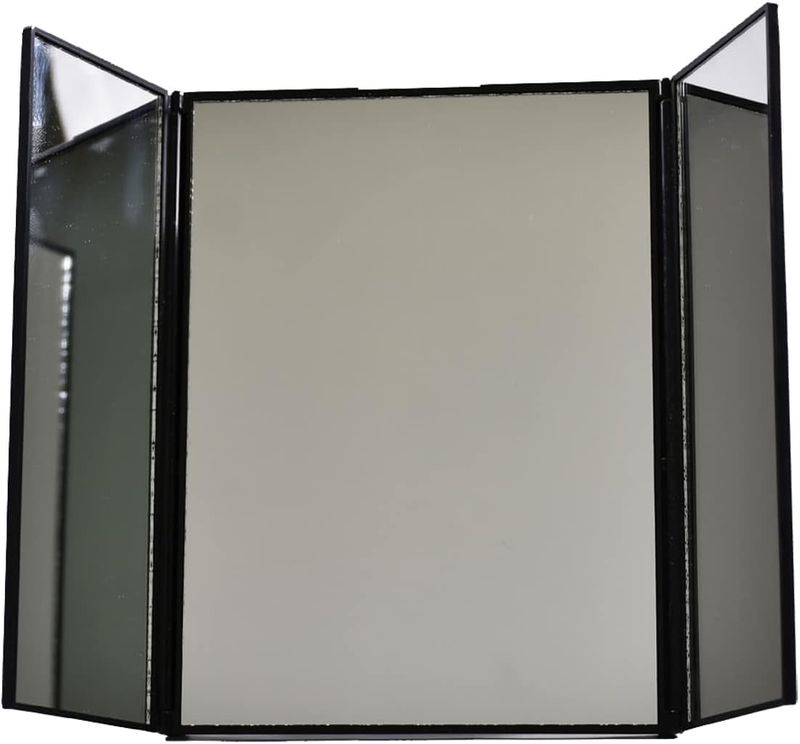 ESPELHO BLACK  FOLD MIRROR C/ SUPORTE 3 FACES KLASSIS VOUGH