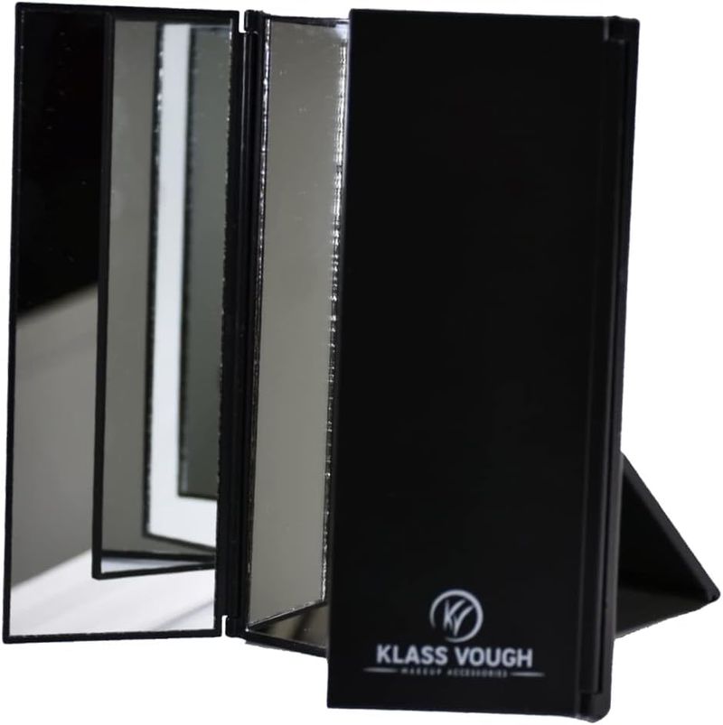 ESPELHO BLACK  FOLD MIRROR C/ SUPORTE 3 FACES KLASSIS VOUGH