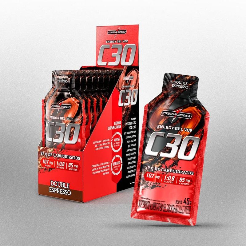 ENERGY GEL V02 DOUBLE EXPRESSO INTEGRAL MEDICA 30G