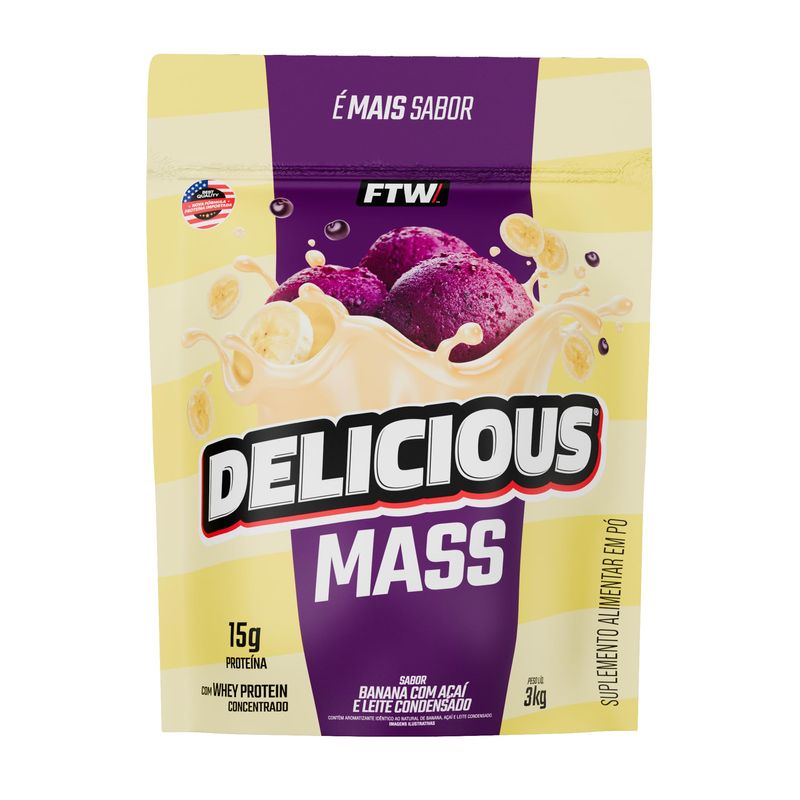 DELICIOUS MASS BANANA COM AÇAI E LEITE COND FTW 3KG