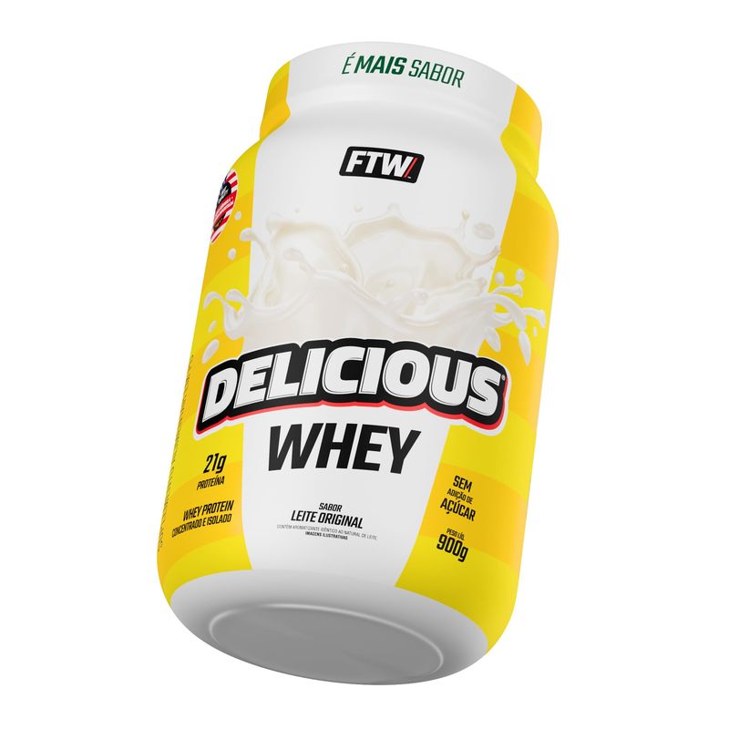 DELICIOUS WHEY LEITE ORIGINAL FTW 900G