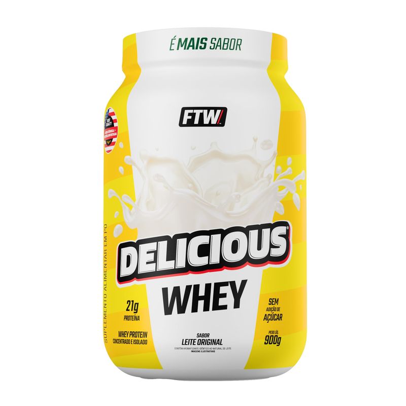 DELICIOUS WHEY LEITE ORIGINAL FTW 900G
