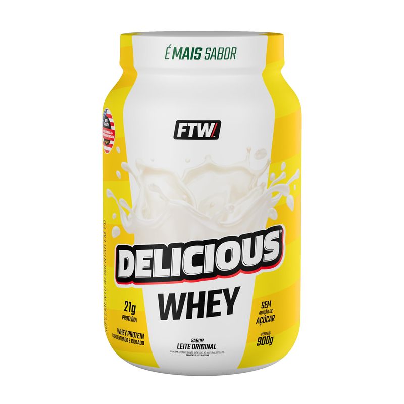 DELICIOUS WHEY LEITE ORIGINAL FTW 900G