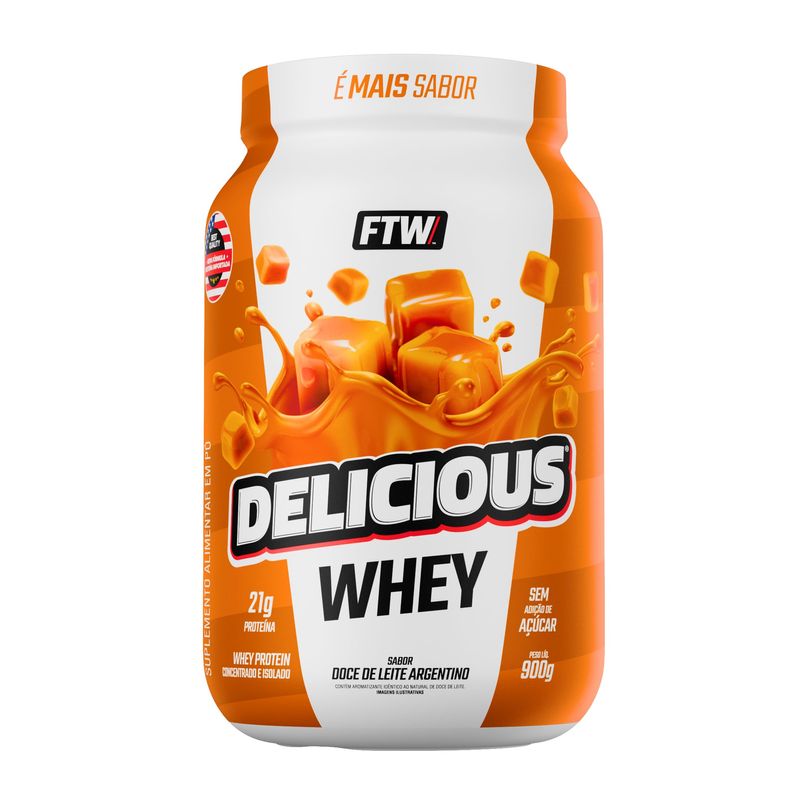 DELICIOUS WHEY DOCE DE LEITE ARGENTINO FTW 900G