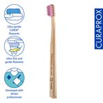 ESCOVA DENTAL CURAPROX WOOD ADULTO ULTRA MACIA