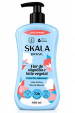 LOÇÃO HIDRATANTE SKALA 400ML PROTEINA LEITE VEG
