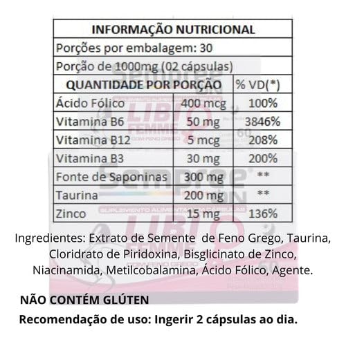 SEMPREE SUPLEMENTO ALIMENTAR LIBI FEMME 60CAP