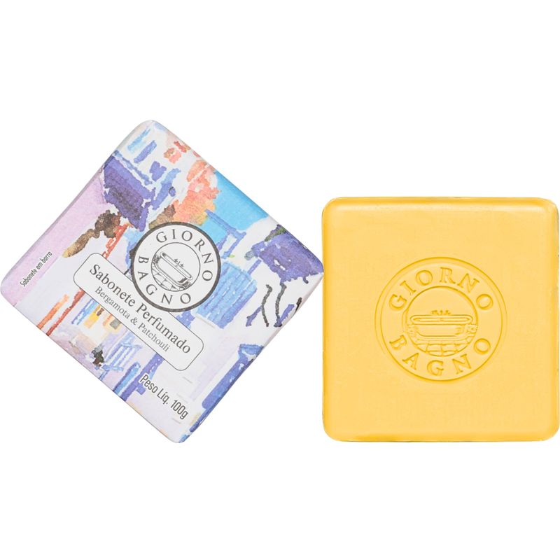 SABONETE GIORNO BAGNO BERGAMOTA / PATCHOLI 100G