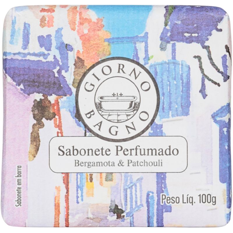 SABONETE GIORNO BAGNO BERGAMOTA / PATCHOLI 100G