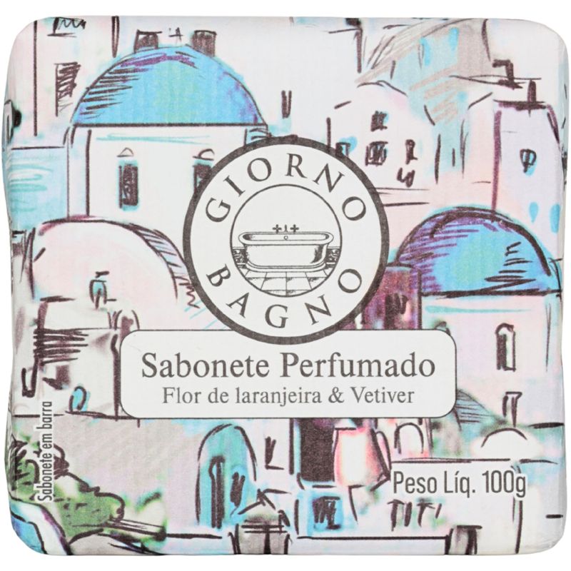 SABONETE GIORNO BAGNO FLOR DE LARANJEIRA / VETIVER 100G