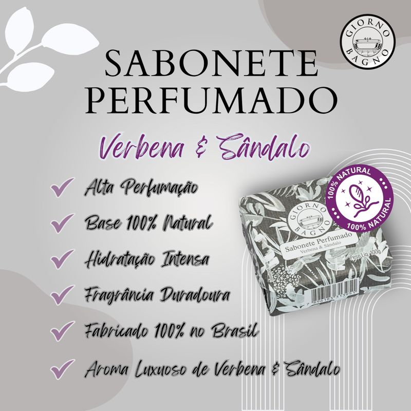 SABONETE GIORNO BAGNO VERBENA E SANDALO 100G
