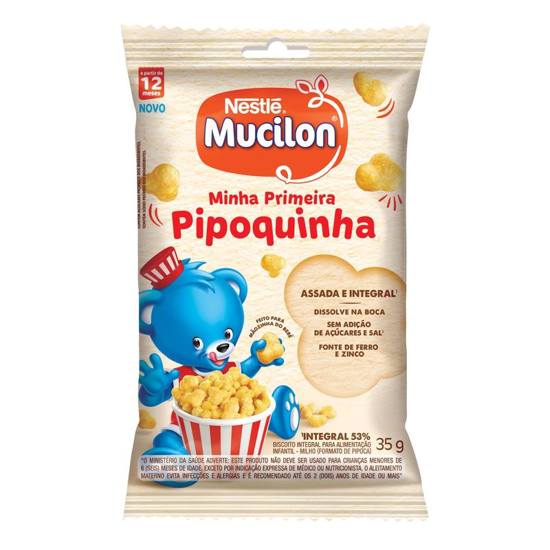 MUCILON SNACK LANCHINHO PIPOQUINHA 35G