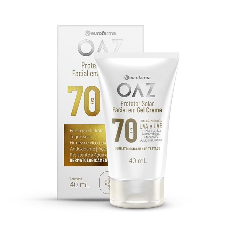 OAZ PROTETOR SOLAR FACIAL FPS70 40G