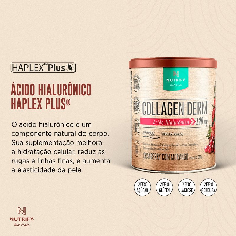 COLLAGEN DERM NUTRIFY CRANBERRY/MORANGO 330G