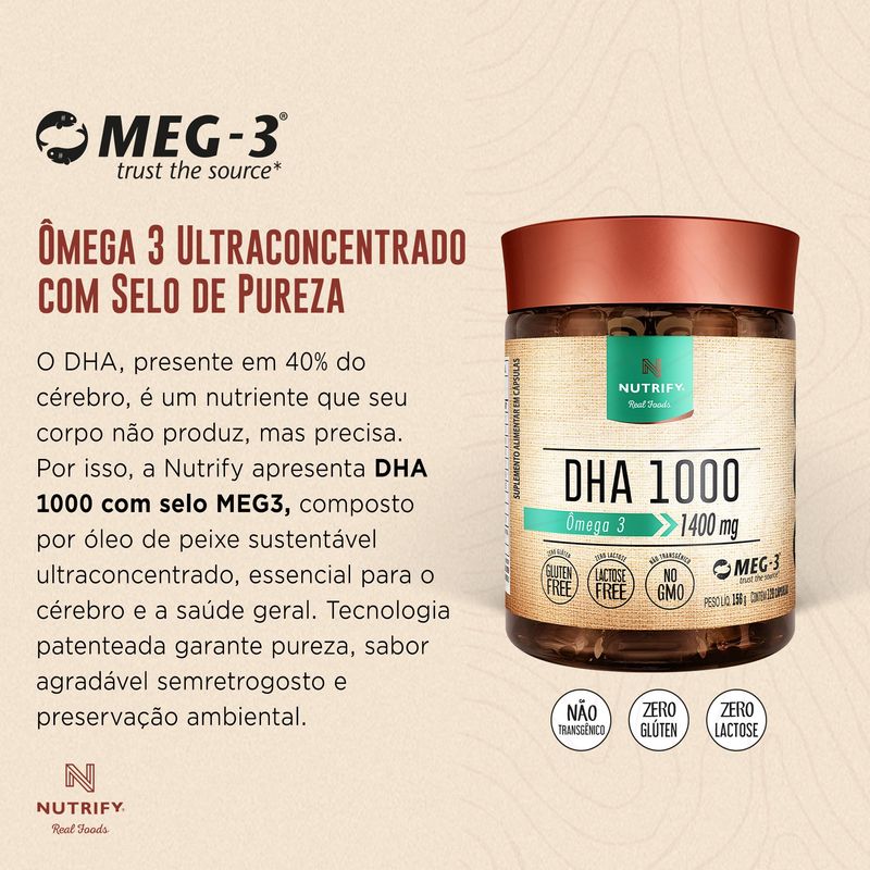 DHA 1000 NUTRIFY 120 CAP