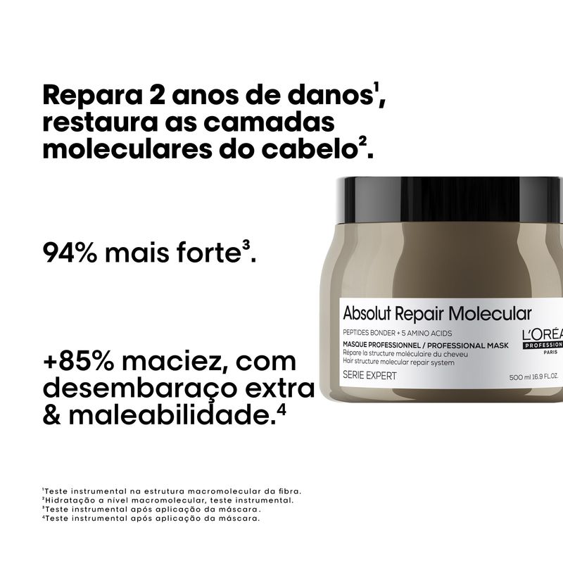 LOREAL PROF  EXPERT ABSOLUT REPAIR MOLECULAR MASCARA 500ML