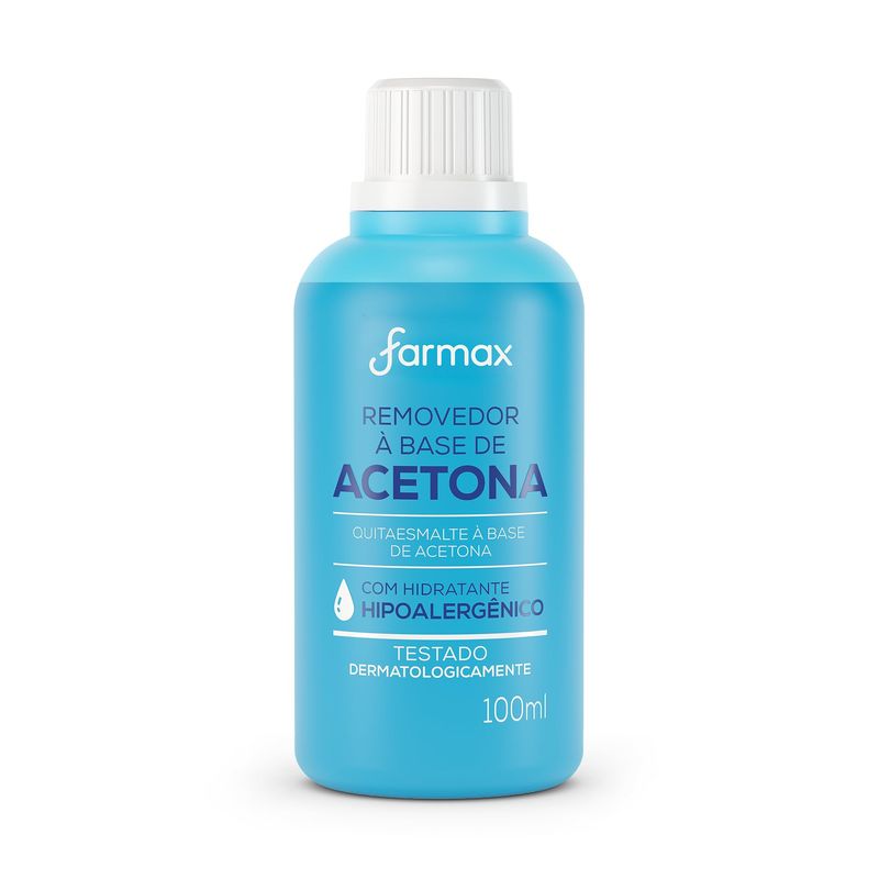REMOVEDOR COM ACETONA FARMAX 200ML