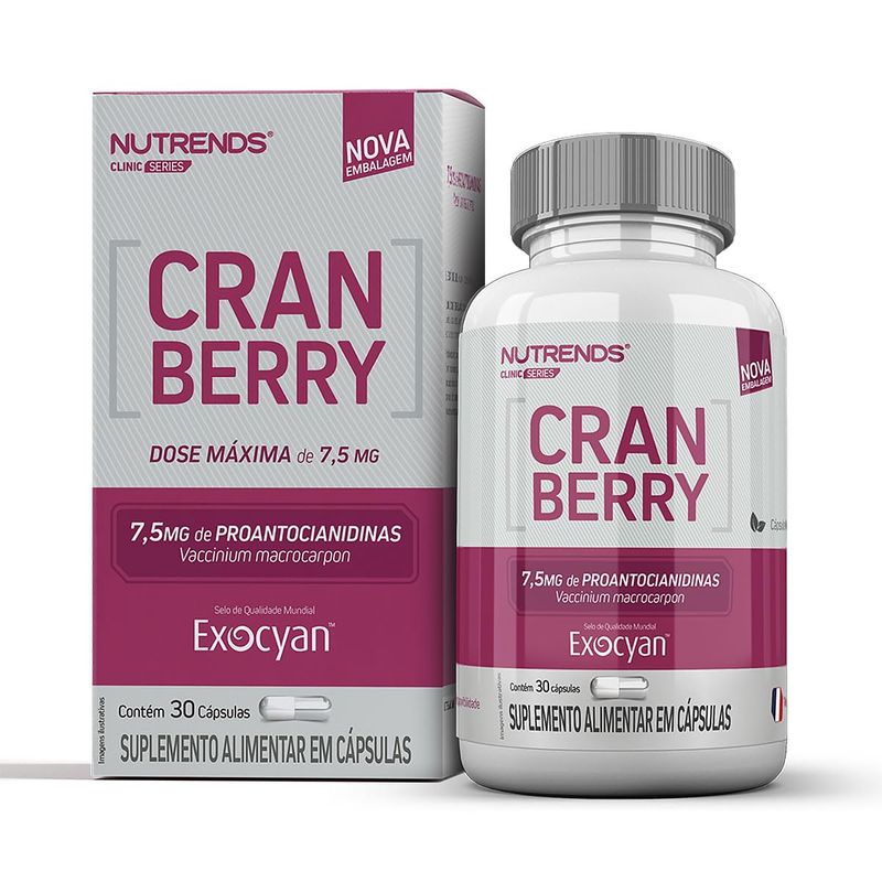 CRANBERRY 7,5MG NUTRENDS 30CAP