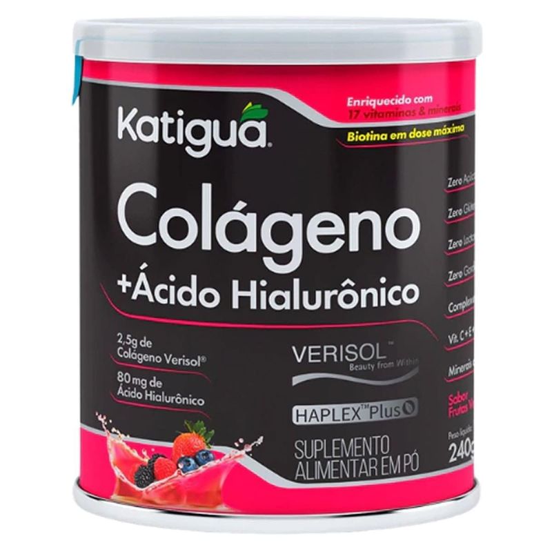 KATIGUA REGENE COLAGENO VERISOL FRUTAS VERMELHAS 240G