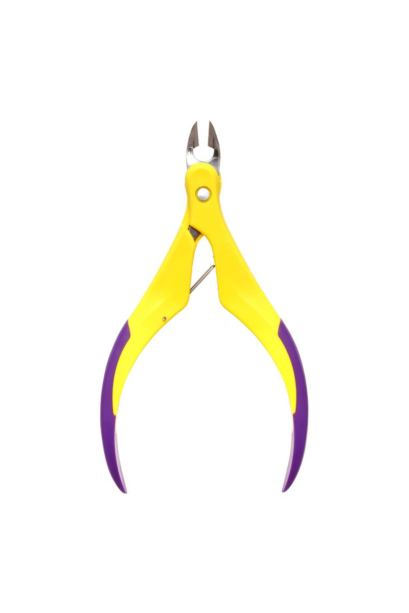 ALICATE PARA UNHA MERHEJE AMARELO E VIOLETA 1UN