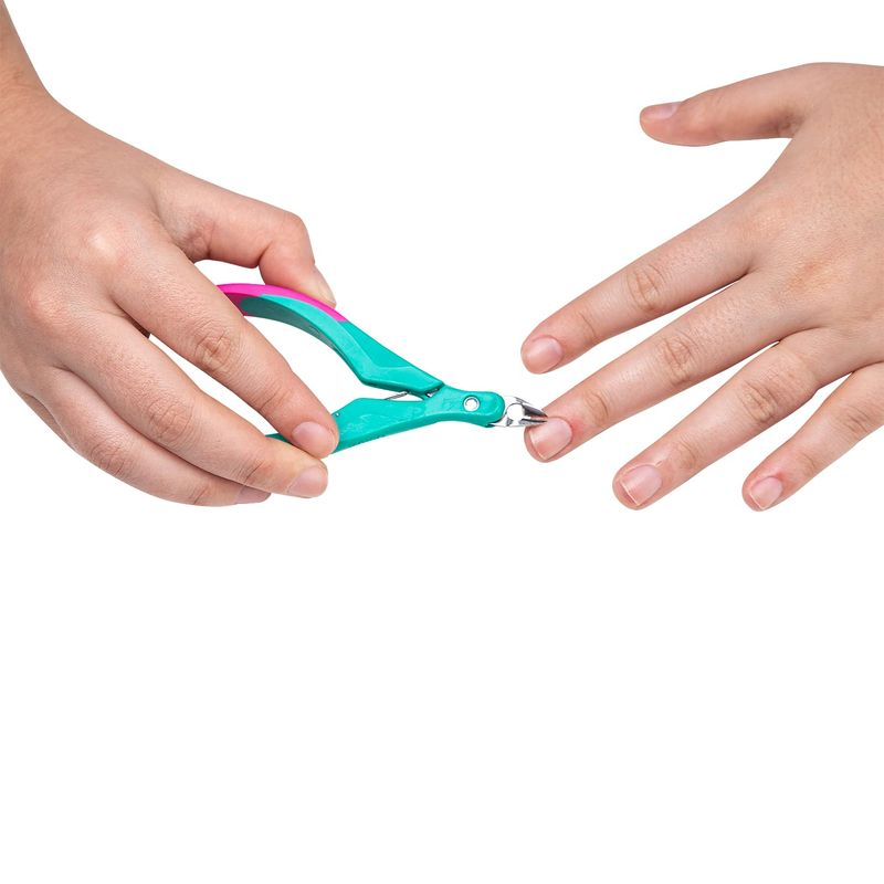 ALICATE PARA CUTICULA MERHEJE VERDE PINK