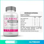 COLAGENO HIDROLISADO 600MG NUTRENDS 60CAP