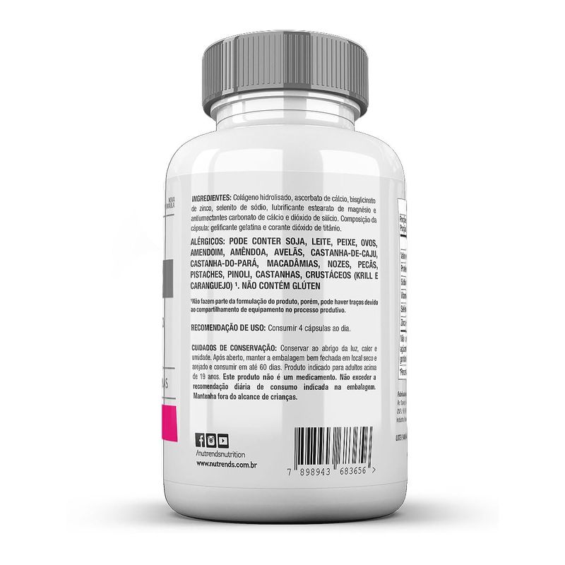 COLAGENO HIDROLISADO 600MG NUTRENDS 60CAP