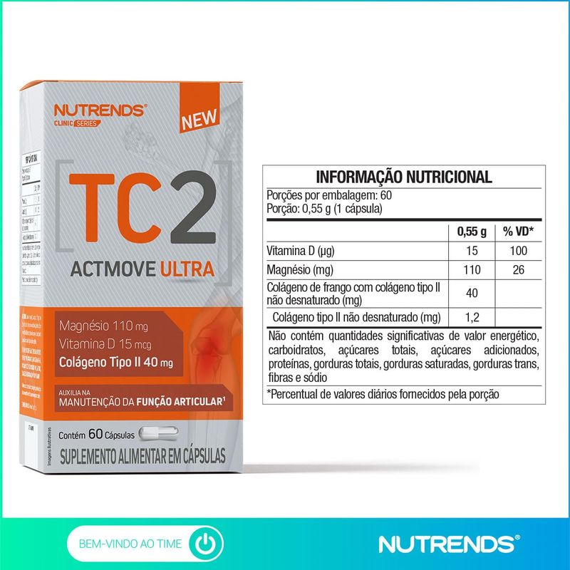 TC2  ULTRA ACTMOVE NUTRENDS 550MG 60CAP