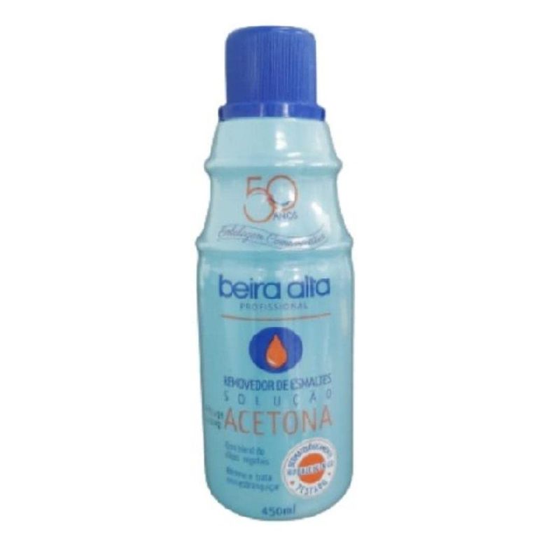 REMOVEDOR DE ESMALTE BEIRA ALTA ACETONA 450ML