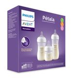 KIT MAMADEIRA PHILIPS AVENT PETALA TRANSP 125/260/330ML