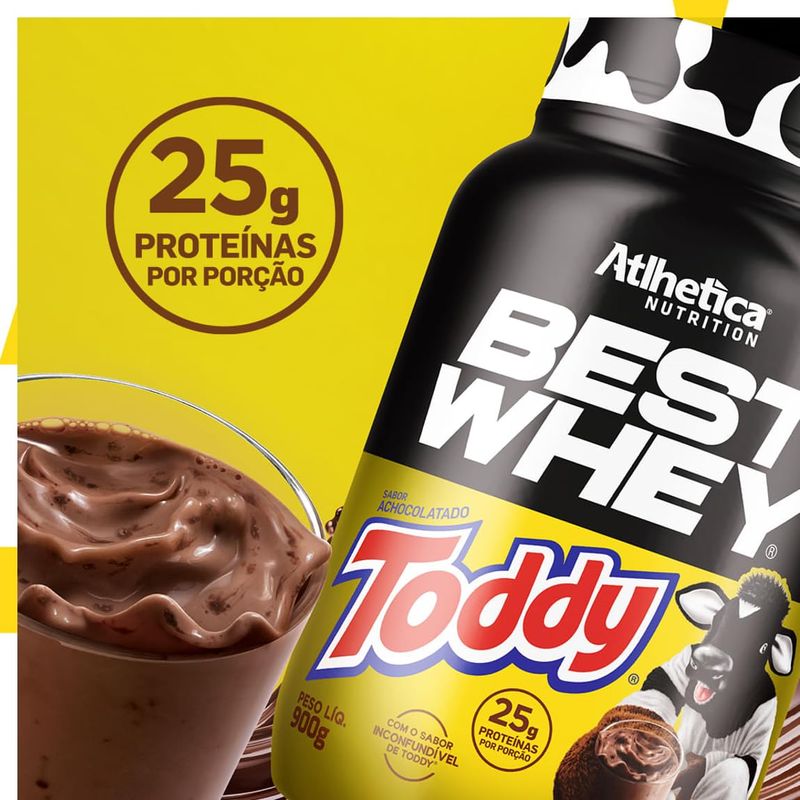 BEST WHEY ATLHETICA PROTEIN ACHOCOLATADO TODDY 900G