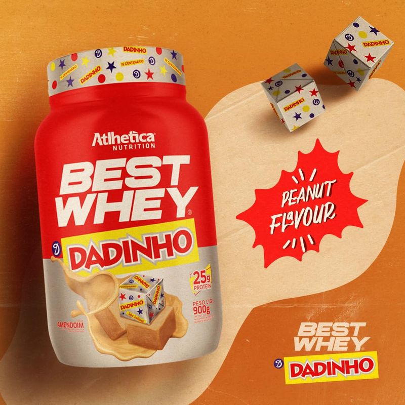 BEST WHEY ATLHETICA PROTEIN DADINHO 900G